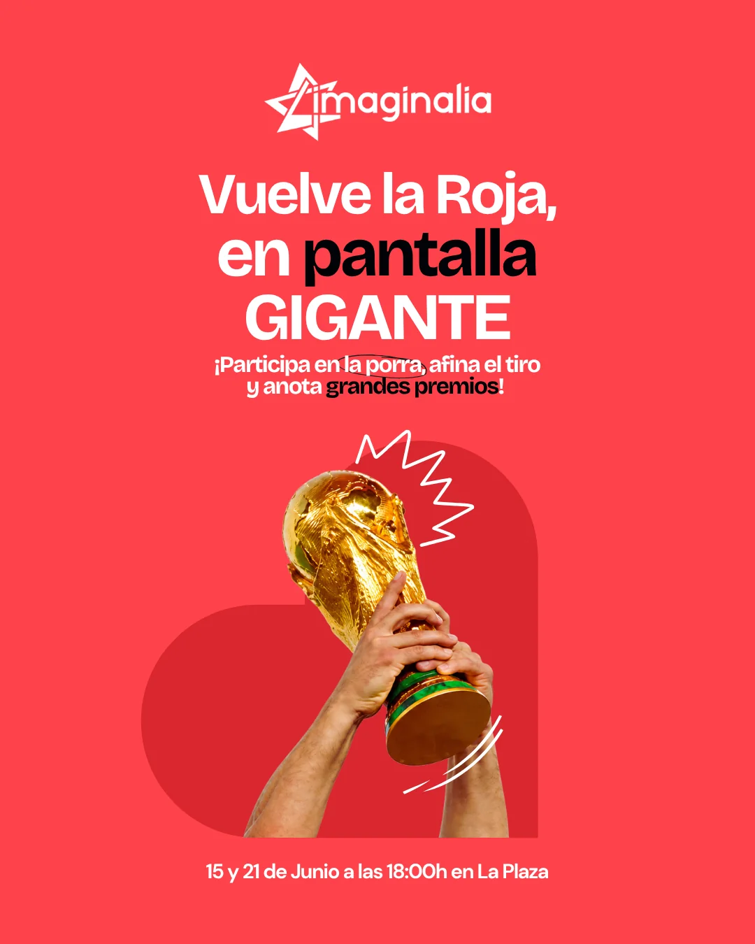 Vuelve la Roja en pantalla gigante